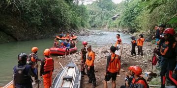Korban Laka Sungai di Sungai Cipelang Sukabumi, Akhirnya Ditemukan Tim SAR Gabungan di Cimandiri