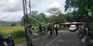 Masa Tenang APK di Kecamatan Warungkiara Sukabumi di Tertibkan