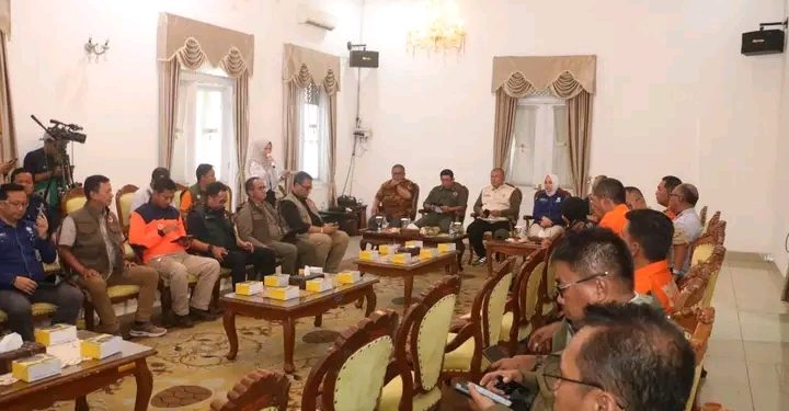 BNPB Gelar Rakor Penanganan Darurat Bencana di Kabupaten Sukabumi