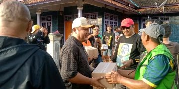 Relawan Rajapati Dampingi Asep Japar Bupati Sukabumi Terpilih, Tinjau Langsung Korban Terdampak Bencana