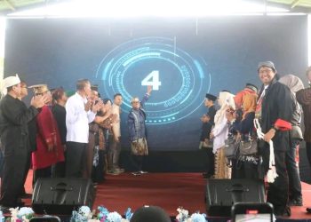 Menteri Desa PDT RI Launching Pemuda Pelopor Desa di Desa Nagrak Kab. Sukabumi