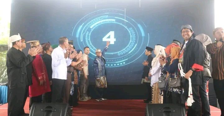 Menteri Desa PDT RI Launching Pemuda Pelopor Desa di Desa Nagrak Kab. Sukabumi