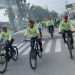 Wakil Bupati Terpilih Kabupaten Tebo 2024 Nazar Efendi Ikuti Gowes Bareng Forkompinda