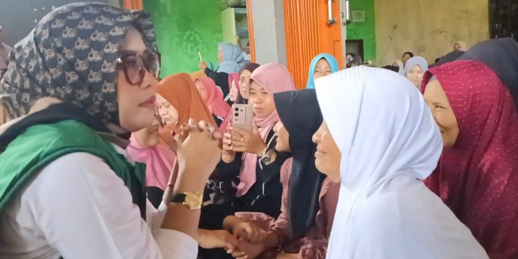 Salurkan Bantuan, Dilla Nurdian Srikandi PPP Kab. Sukabumi Tinjau Langsung Korban Bencana di Palabuanratu