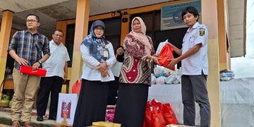 Disdik Kab. Sukabumi Bersama BBGP Jabar Distribusikan Bantuan Kepada Sekolah Terdampak Bencana
