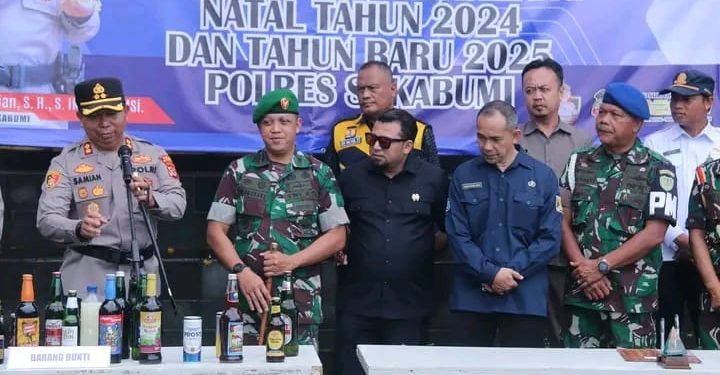 Jelang Natal dan Tahun Baru 2025 Polres Sukabumi Gelar Apel Pasukan Operasi Lilin Lodaya