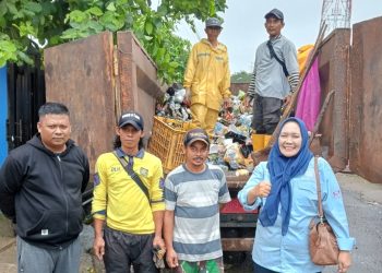 Pasca Bencana di Kab. Sukabumi, DLH Evakuasi Sampah
