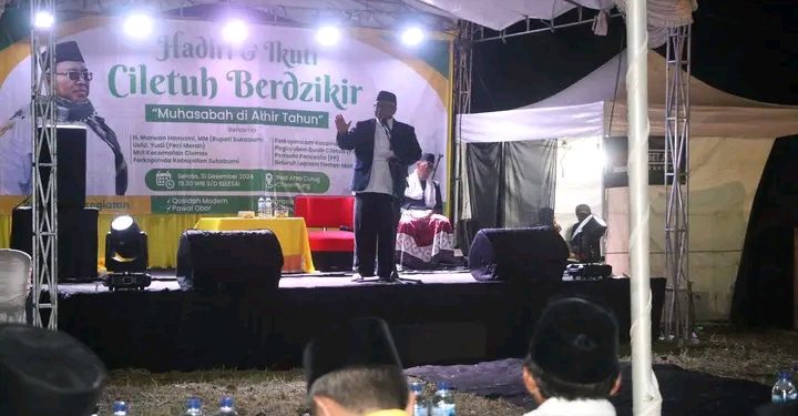 Malam Pergantian Tahun 2024-2025, Pemkab Sukabumi Gelar Ciletuh Berdzikir