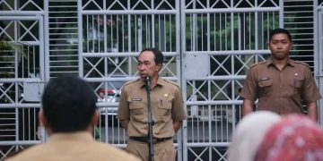 Apel Pagi Sekda Kab. Sukabumi Minta Tahun 2025 Lebih Baik