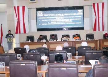 DPRD Kab. Sukabumi Sampaikan Nota Penjelasan Tiga Raperda