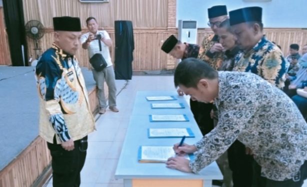 Camat Palabuhanratu Hadiri Serah Terima Jabatan Pejabat Struktural Yang Baru Dilantik Bupati, Ini Harapan Deni Yudono