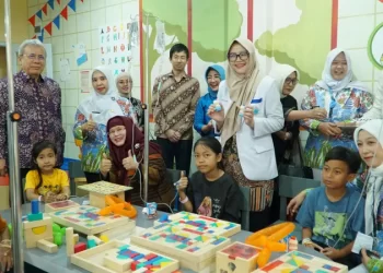 PT Yakult Indonesia Persada Bangun Ruang Bermain Anak di RSUD Sekarwangi Sukabumi