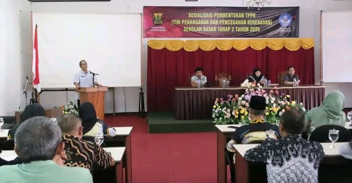Meminimalisir Perilaku Kekerasan di Sekolah Dasar, Kadisdik Eka Nandang Sosialisasikan Pembentukan TPPK