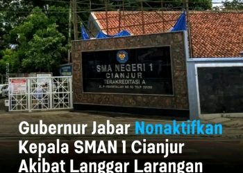 Dua Kepala Sekolah di Jawa Barat Dicopot Jabatannya Oleh Gubernur ?