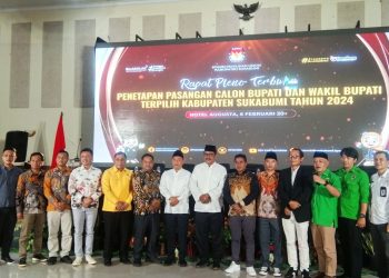 MK Tolak Gugatan Iyos-Zainul, KPU Tancap Gas Pleno Penetapan Asep Japar-Andreas Calon Bupati dan Wakil Bupati Sukabumi Terpilih
