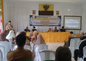 Camat Warungkiara Gelar Musrenbang Tingkat Kecamatan