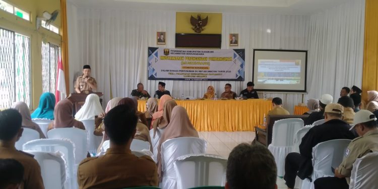 Camat Warungkiara Gelar Musrenbang Tingkat Kecamatan