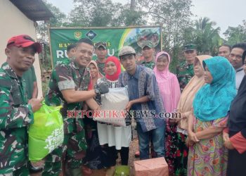 Siti Maryam Sumringah Dapat Kado Perbaikan Rutilahu Dari Dandim 0622 Sukabumi