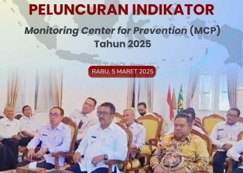 Ketua DPRD Kabupaten Sukabumi Hadiri Peluncuran Indikator IPKD MCP KPK