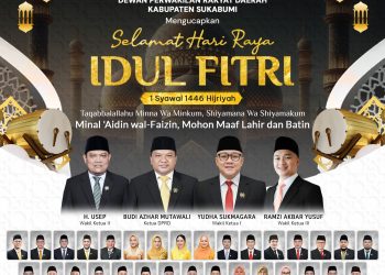 DPRD Kab. Sukabumi Mengucapkan Selamat Hari Raya Idul Fitri 1446 Hijriah