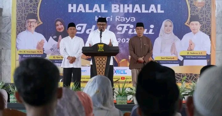 Momen Halal Bihalal, Bupati Sukabumi Ajak Perkuat Hubungan dan Saling Memaafkan