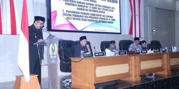 Paripurna DPRD Kab. Sukabumi Bahas Perubahan Perda No15 Tahun 2023 Tentang Pajak Daerah dan Retribusi Daerah