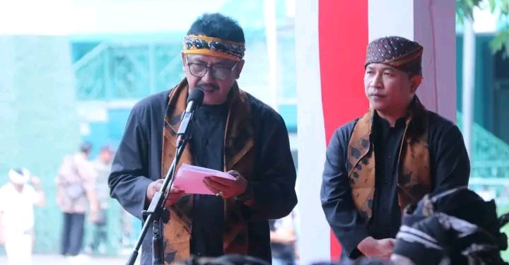 Pisah Sambut Bupati dan Wakil Bupati Sukabumi, Dimeriahkan Budaya Rakyat 2025