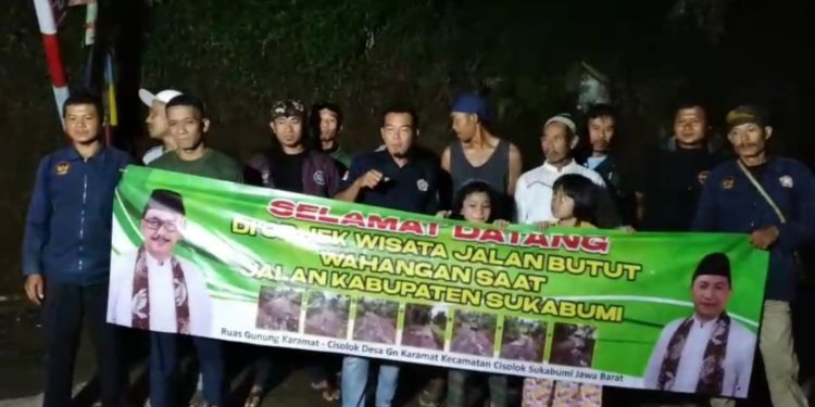 LPI Apresiasi Kritikan Nyeleneh “Selamat Datang Diobjek Wisata Jalan Butut, Wahangan Saat” Dibentangkan Masyrakat Gunung Karamat