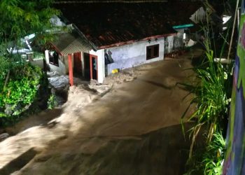 Buruknya Sistem Drenase, Pusat Kota Palabuanratu Kembali Diserang Banjir