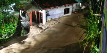 Buruknya Sistem Drenase, Pusat Kota Palabuanratu Kembali Diserang Banjir