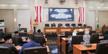 Wakbup Sukabumi H. Andreas Hadiri Paripurna Bahas Pembentukan Dana Cadangan Pemilihan Bupati & Wakil Bupati Tahun 2029