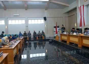 Paripurna DPRD Kab. Sukabumi, Sampaikan Pandangan Umum Fraksi Fraksi