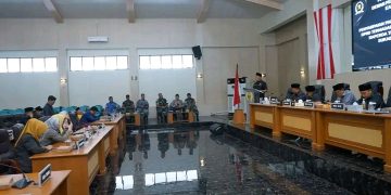 Paripurna DPRD Kab. Sukabumi, Sampaikan Pandangan Umum Fraksi Fraksi