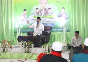 Hadiri Haul Akbar ke-5 Guru Besar Yayasan Al-Kholiliyah KH. M. Yusuf Mubarok, Wakbup Sukabumi Sampaikan Ini