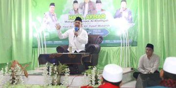 Hadiri Haul Akbar ke-5 Guru Besar Yayasan Al-Kholiliyah KH. M. Yusuf Mubarok, Wakbup Sukabumi Sampaikan Ini