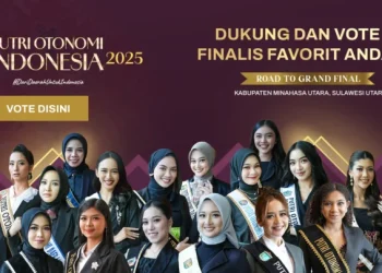 Baraya Ayo Vote Tessa Yasmin Shopia Wakil Kab. Sukabumi Diajang Grand Final Pemilihan Putri Otonomi Indonesia 2025