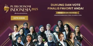 Baraya Ayo Vote Tessa Yasmin Shopia Wakil Kab. Sukabumi Diajang Grand Final Pemilihan Putri Otonomi Indonesia 2025
