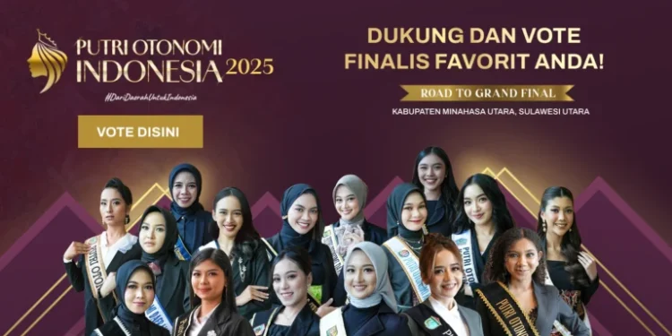 Baraya Ayo Vote Tessa Yasmin Shopia Wakil Kab. Sukabumi Diajang Grand Final Pemilihan Putri Otonomi Indonesia 2025