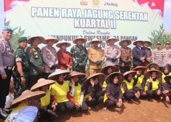 Bupati Bersama Kapolres Sukabumi Gelar Panen Raya Jagung, Ini Kata Presiden Prabowo Subianto