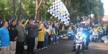 Harganas ke-32 Bupati Sukabumi Lepas Tim Kirab Bangga Kencana Kabupaten Sukabumi