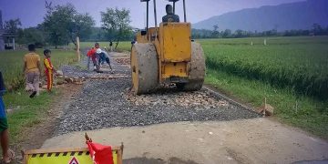 Habiskan 1,8 Miliar Lebih, Dinas PU Geber Pekerjaan Rekontruksi Ruas Jalan Nyomplong-Ciwaru