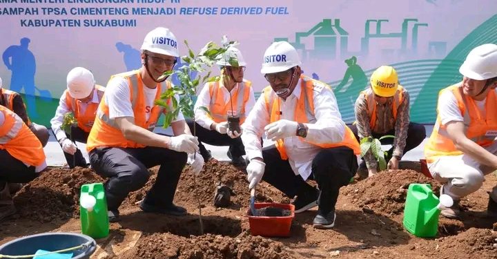 RDF Cimenteng Diresmikan Mentri LH, Bupati Sukabumi : Bagian Solusi Penanganan Sampah dan Role Model Kesadaran Ekologis