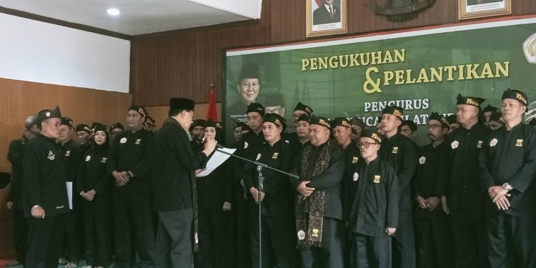 Pengukuhan Ketua Ikatan Pencak Silat Indonesia Masa Bakti 2025-2030 Resmi Dilantik