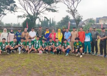 HUT RI ke-80 Dandim 0607/Kota Sukabumi Buka Turnamen Sepak Bola Dandim Cup