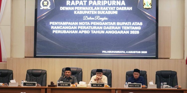 Paripurna ke-28 DPRD, Agenda Penyampaian Nota Pengantar Bupati Sukabumi Atas Raperda Perubahan APBD TA 2025