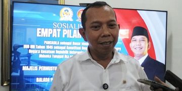 Anggota DPR RI Iman Adinugraha Gelar Sosialisasi Empat Pilar Kebangsaan Bersama Pemuda Blades Palabuhanratu