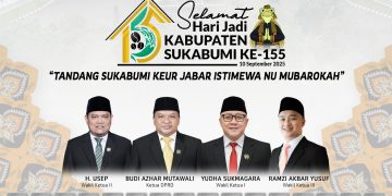 DPRD Mengucapkan Selamat Hari Jadi ke-155 Kabupaten Sukabumi