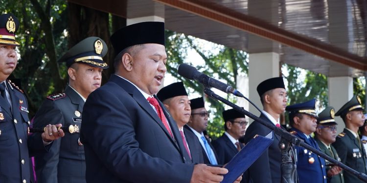 Momen Penting Disela Ketua DPRD Budi Azhar Mutawali Bacakan Naskah Ikrar Hari Kesaktian Pancasila 2025