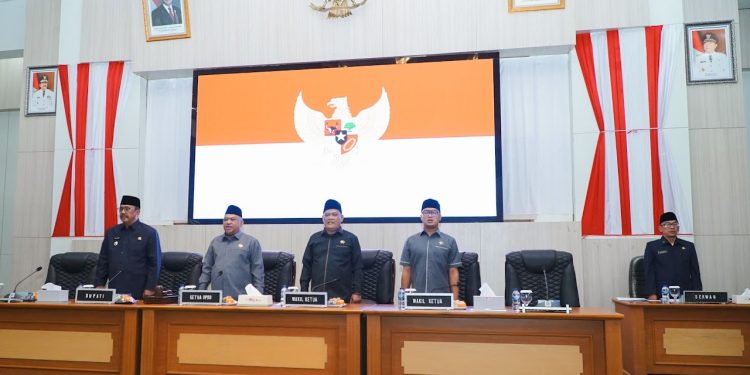 Dua Persetujuan Dibahas Dalam Paripurna ke-39 DPRD Kabupaten Sukabum