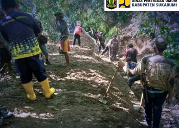 Dinas PU Kab. Sukabumi Sigap Laporkan Jaringan Irigasi Akibat Bencana